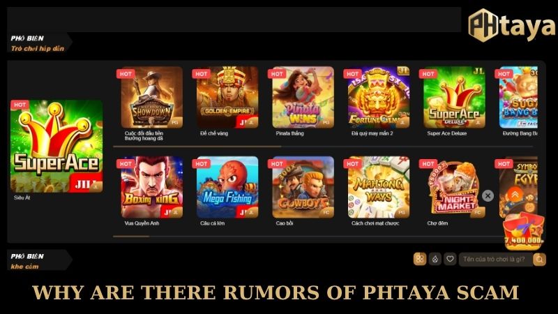 Why are there rumors of PHTaya scam