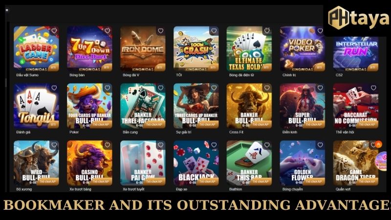 Bookmaker PHTAYA and its outstanding advantages