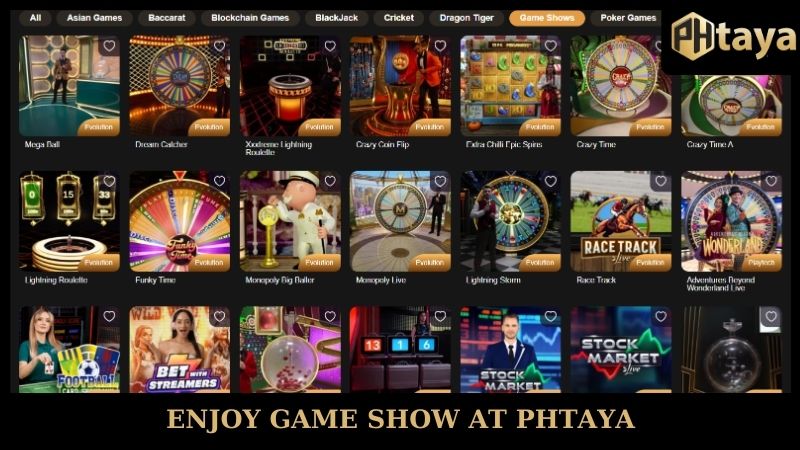 Best Live Casino Games To Play - Perfect Choice For 2025! 7 Enjoy game show at PHTAYA