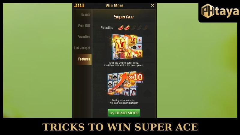 Tricks to win Super Ace PHTAYA